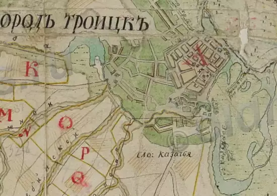 ПГМ Троицкого уезда Пензенской губернии 1 верста 1792 год - troickpgm.webp