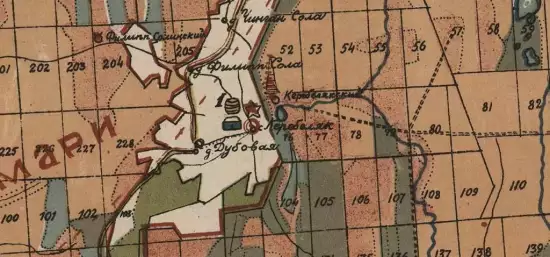 Карта Звениговского района Марийской Автономной области 1934 - screenshot_2712.webp