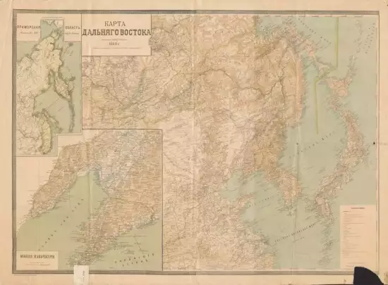 Карта Дальнего Востока; Южная Маньчжурия; Приморская область - screenshot_2757.webp