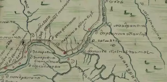 План Иркутской губернии Киренского уезда 1797 года - screenshot_2785.webp