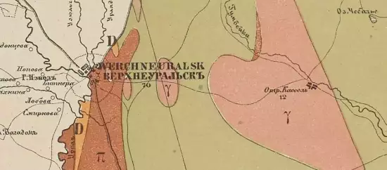 Геологическая карта Восточного склона Урала 1884 года - screenshot_2895.webp