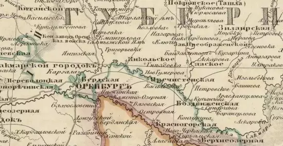 Генеральная карта Оренбургского Края 1851 года - screenshot_2924.webp