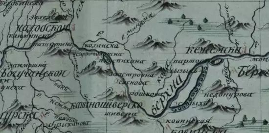 Карта Енисейского уезда Тобольской губернии 1798 года - screenshot_2970.webp