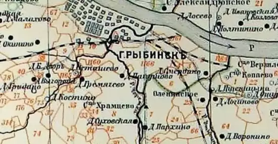 Карта Рыбинского уезда Ярославской губернии 1908 года - screenshot_3523.webp