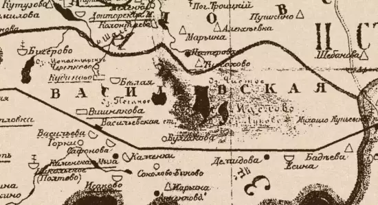 Карта Богородского уезда Московской губернии 1873 года - screenshot_3541.webp