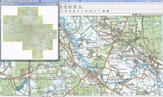 Топографическая карта Московской области с привязкой Ozi - screenshot_3646.webp