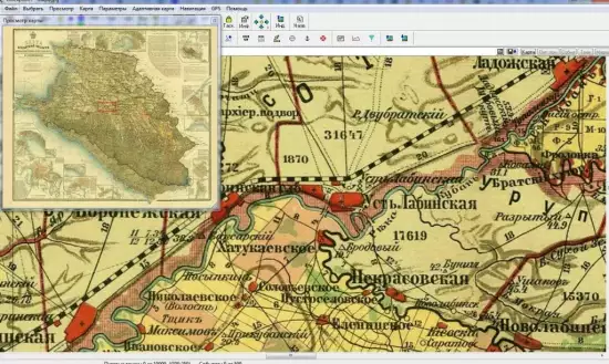 Карта Кубанской области 1902 год - screenshot_3655.webp
