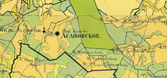 Карта Елабужского уезда Вятской губернии 1891 год - screenshot_3906.webp