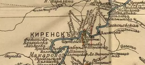 Карта Киренского уезда Иркутской губернии 1900 года - screenshot_3930.webp