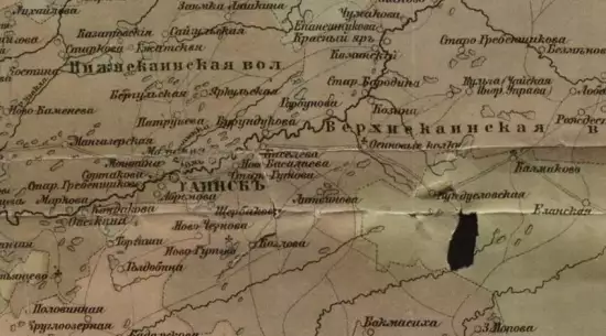Карта Каинского округа Томской губернии 1890 года - screenshot_3944.webp