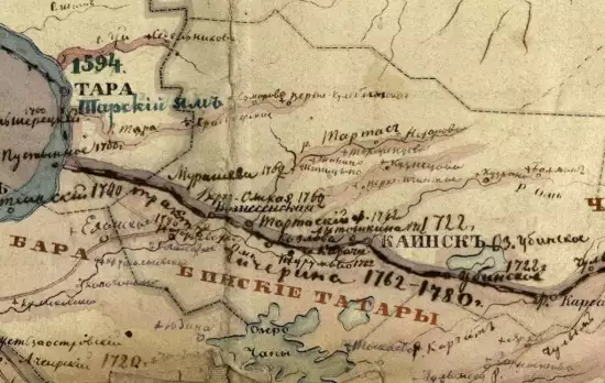 Историческая карта заселения Сибири 1879 года - screenshot_3996.webp