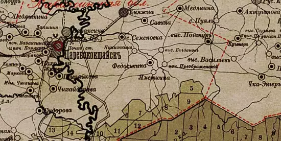 Карта Царевококшайского уезда Казанской губернии 1913 год - screenshot_3998.webp
