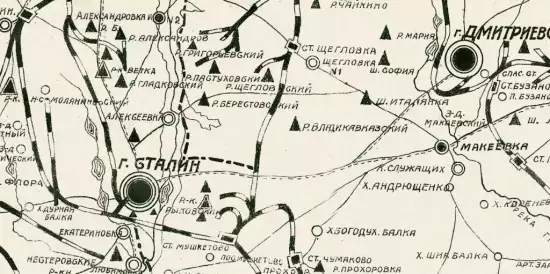 Карта Сталинского Донецкий округа 1926 год - screenshot_4138.webp