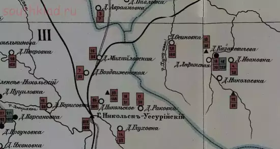 Карта Приморской области Южно-Уссурийского края 1908 года - screenshot_4242.webp