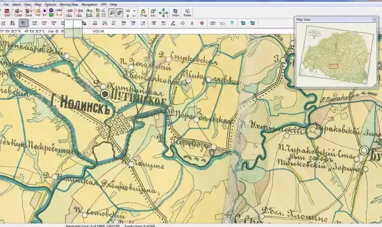 Карта Нолинского уезда Вятской губернии 1887 год - screenshot_4257.webp