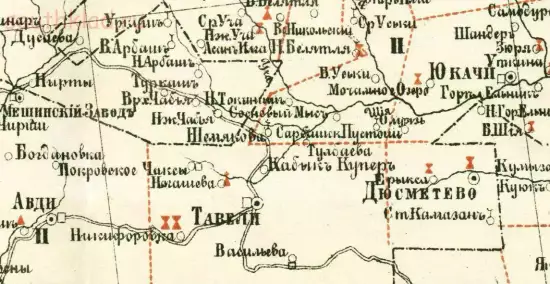 Карта Мамадышского уезда Казанской губернии 1895 года - screenshot_4281.webp