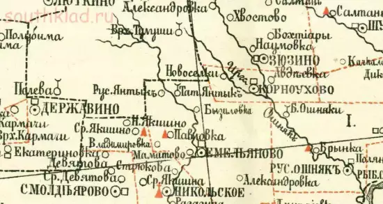 Карта Лаишевского уезда Казанской губернии 1895 года - screenshot_4285.webp