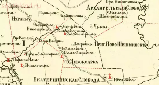 Карта Чистопольского уезда Казанской губернии 1895 года - screenshot_4297.webp