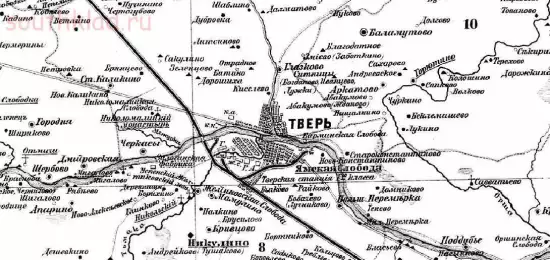 Карта Тверского уезда Тверской губернии 1892 год - screenshot_4434.webp