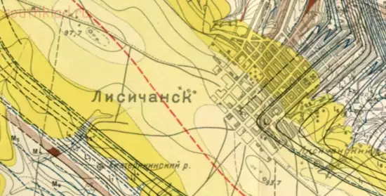 Детальная геологическая карта центральной части Лисичанского района Донецкого бассейна - screenshot_4504.webp