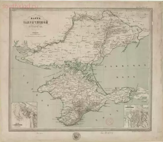 Карта Таврической губернии 1860 года - screenshot_4648.webp