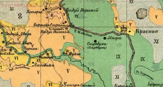 Почвенная карта Моложского уезда Ярославской губернии 1908 года - screenshot_4729.webp