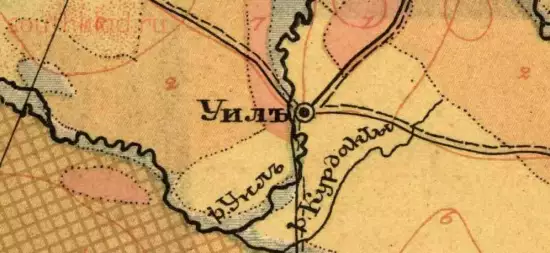 Почвенная карта части Тургайско-Уральского переселенческого района 1915 года - screenshot_4784.webp