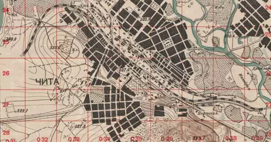 Топографическая карта части Читы и окрестностей 1931 года - screenshot_4873.webp