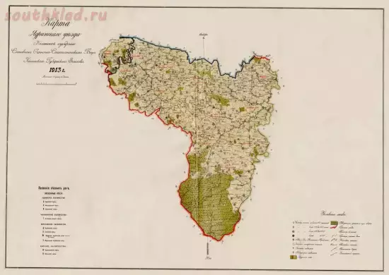 Карта Ядринского уезда Казанской губернии 1913 год - screenshot_4989.webp
