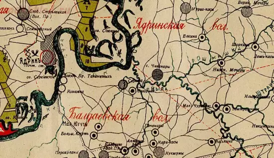 Карта Ядринского уезда Казанской губернии 1913 год - screenshot_4990.webp