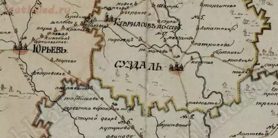 Генеральная карта Владимирской губернии 1815 года - screenshot_5015.webp
