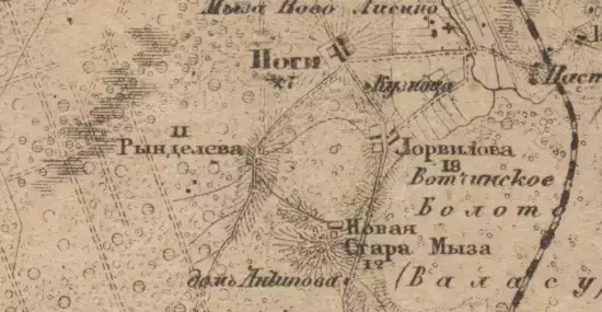Карта Санкт-Петербургской губернии 1914 года - .webp
