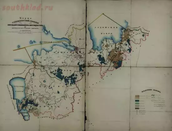 Карта доброкачественности почв С.Петербургской губернии 1846 года - screenshot_5072.webp