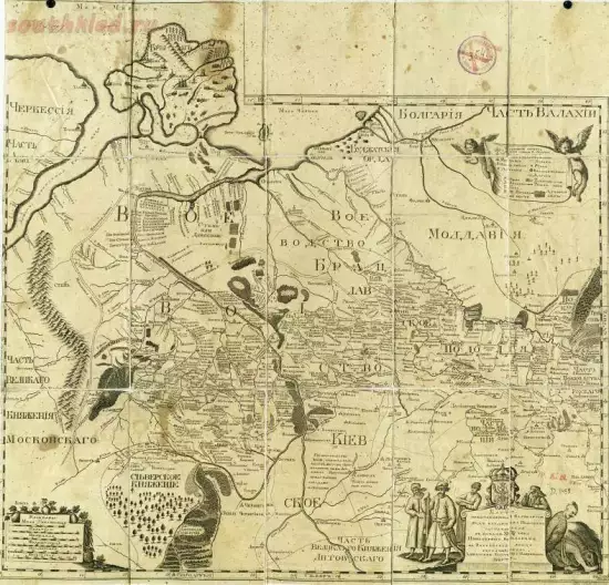 Карта представляющая Малороссию под владением Польским XVII века - screenshot_5114.webp