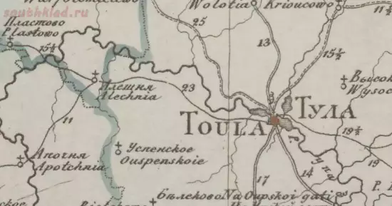 Генеральная карта Тульской губернии 1829 года - screenshot_5316.webp