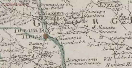Генеральная карта Грузии 1829 года - screenshot_5348.webp