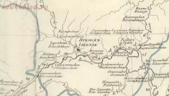 Генеральная карта Вологодской губернии 1829 года - screenshot_5352.webp