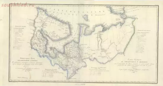 Генеральная карта Архангельской губернии 1824 года - screenshot_5353.webp