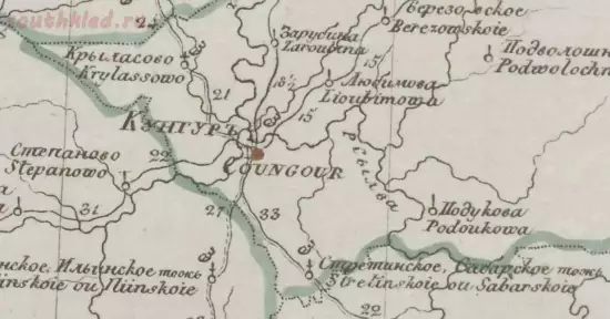 Генеральная карта Пермской губернии 1829 года - screenshot_5356.webp