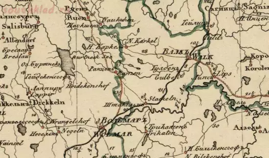 Генеральная карта Лифляндской губернии 1829 года - screenshot_5383.webp