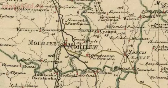 Генеральная карта Могилевской губернии 1821 года - screenshot_5393.webp