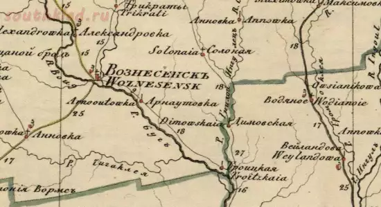 Генеральная карта Херсонской губернии 1829 года - screenshot_5399.webp