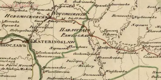 Генеральная карта Екатеринославской губернии 1829 года - screenshot_5415.webp