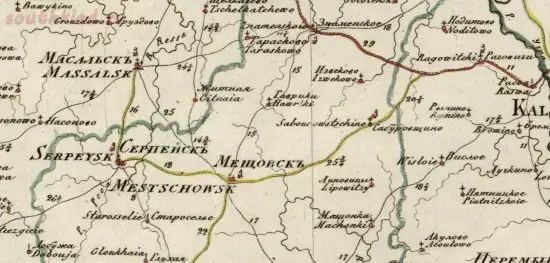 Генеральная карта Калужской губернии 1829 года - screenshot_5423.webp