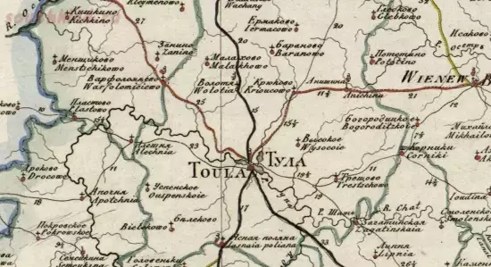 Генеральная карта Тульской губернии 1829 года - screenshot_5425.webp