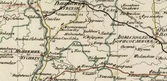 Генеральная карта Ярославской губернии 1829 года - screenshot_5427.webp