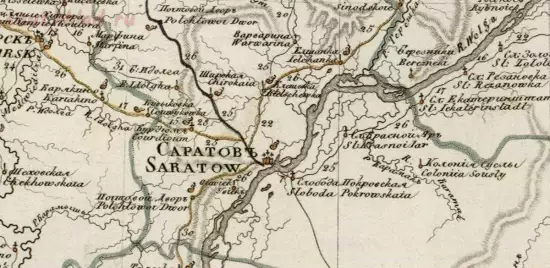 Генеральная карта Саратовской губернии 1829 года - screenshot_5459.webp