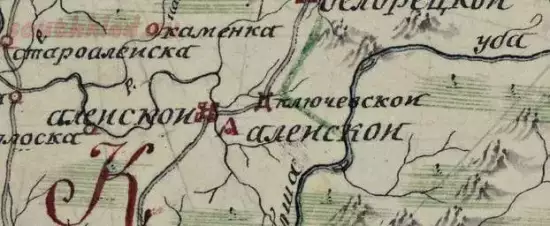 Карта Семипалатинского уезда Тобольской губернии 1798 года -  уезд 1798г 25 верст.webp