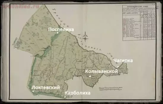 Планы Семипалатинского уезда Тобольской губернии 1798 года - 1 Семипалатинский 1798 5 верст.webp