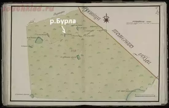 Планы Семипалатинского уезда Тобольской губернии 1798 года - 7 Семипалатинский 1798 5 верст.webp